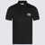 Valentino Garavani Valentino Garavani Black Cotton Polo Shirt Black