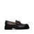 Valentino Garavani Valentino Garavani Vlogo Locker Leather Loafers Black