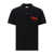 Alexander McQueen Alexander McQueen "Mcqueen Graffiti" Polo Shirt Black