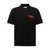 Alexander McQueen Alexander McQueen 'Graffiti' Polo Shirt Black