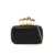 Alexander McQueen Alexander McQueen 'Skull Four Ring’ Clutch Black