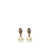 Alexander McQueen Alexander McQueen "Pearl Skull" Earrings GOLD