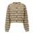 Balenciaga Balenciaga All-Over Logo Sweater Beige