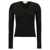 Alexander McQueen Alexander McQueen Ribbed-Knit Sweater With Cut-Out Details Black