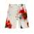 Alexander McQueen Alexander McQueen Obscure Flower Cotton Shorts WHITE