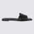 Alexander McQueen Alexander McQueen Black Leather Flats Black