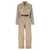 Saint Laurent Saint Laurent Twill Belt Jumpsuit Beige