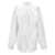 Balenciaga Balenciaga Asymmetric Shirt With Logo Embroidery WHITE