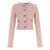 Balenciaga Balenciaga Cropped Tweed Cardigan PINK