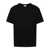 Alexander McQueen Alexander McQueen Crewneck Cotton T-Shirt With Printed Logo Black