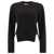 Alexander McQueen Alexander McQueen "Chevron Corset" Sweater Black