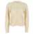 Alexander McQueen Alexander McQueen 'Chevron Corset' Sweater WHITE