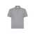 Saint Laurent Saint Laurent Logo Embroidery Polo Shirt GRAY