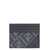 Fendi Fendi Fendi Diagonal Coated Canvas Card Holder BLUE