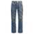 Alexander McQueen Alexander McQueen Blue Cotton Denim Jeans BLUE