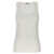 Moncler Moncler Logo Embroidery Tank Top WHITE