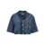 MOSCHINO JEANS Moschino Jeans Embroidery Cropped Shirt BLUE