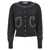 MOSCHINO JEANS Moschino Jeans Contrast Embroidery Cardigan GRAY