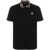 Versace Versace Logo Organic Cotton Polo Shirt Black