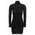 Elisabetta Franchi Elisabetta Franchi Openwork Logo Dress Black