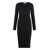 Elisabetta Franchi Elisabetta Franchi Midi Viscose Dress Black