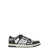 AMIRI 'Skel Top Low' Black And White Bi-Color Sneakers With Skeleton Patch With Check Motif In Leather Man Multicolor