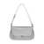 AMINA MUADDI Amina Muaddi Ami Mini Crystal Shoulder Bag SILVER