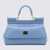 Dolce & Gabbana Dolce & Gabbana Light Blue Leather Small Sicily Top Handle Bag CARTA DA ZUCCHERO