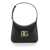 Dolce & Gabbana '3.5' Black Shoulder Bag With Logo Detail In Smooth Leather Woman Black