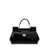 Dolce & Gabbana Dolce & Gabbana Elongated Sicily Handbag In Shiny Calf Leather Black