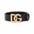 Dolce & Gabbana Dolce & Gabbana Dg Logo Leather Belt Black