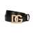 Dolce & Gabbana Dolce & Gabbana Dg Logo Leather Belt Black