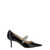 Jimmy Choo 'Bing Pump' Black Pumps With Crystal Strap In Patent Leather Woman Black