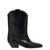 Isabel Marant 'Duetro' Black Ankle Boots With Western Heel In Leather Woman Black