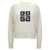 Givenchy Givenchy Flocked Logo Sweater WHITE