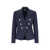 Balmain Balmain Logo Button Double-Breasted Blazer BLUE