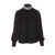 Liu Jo Liu Jo Black Turtleneck Blouse With Rhinestones Black