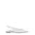 Dolce & Gabbana White Slingback Ballet Flats With Logo Detail In Leather Woman WHITE