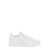 Dolce & Gabbana 'Portofino' White Low Top Sneakers With Perforated Dg Logo In Leather Woman WHITE