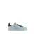 Dolce & Gabbana 'Portofino' White Low Top Sneakers With Perforated Dg Logo In Leather Woman WHITE