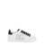 Dolce & Gabbana 'Portofino' White Low Top Sneakers With Perforated Dg Logo In Leather Woman WHITE