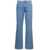 A.P.C. 'Elle' Light Blue Five-Pocket Flare Jeans In Cotton Denim Woman BLUE