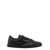 Dolce & Gabbana Black Low Top Perforated Sneakers With Logo Detail In Leather Man Black