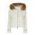 P.A.R.O.S.H. White Parka With Removable Hood In Wool Woman WHITE