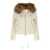 P.A.R.O.S.H. P.A.R.O.S.H. Short Parka With Fur Coat WHITE