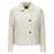 KITON Kiton Cropped Double-Breasted Jacket WHITE