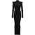 Balmain Balmain Vichy Bouclette Long Dress Black