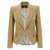 Balmain Balmain 'Chiocciola' Button Blazer Beige