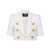 Balmain Balmain Tweed Buttoned Cropped Jacket WHITE