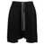 Rick Owens Rick Owens Drkshdw 'Drawstring Pods' Bermuda Shorts  Black